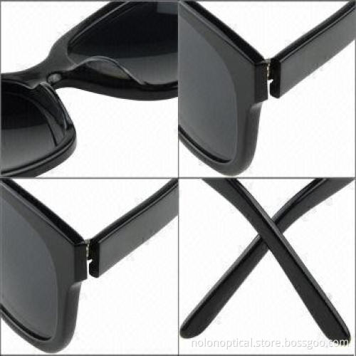 Aviator sunglasses in pearl black